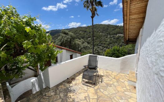Finca rural en Genalguacil piscina y vistas a la montaña