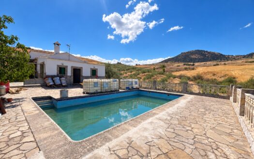 Finca con vistas, piscina y terreno